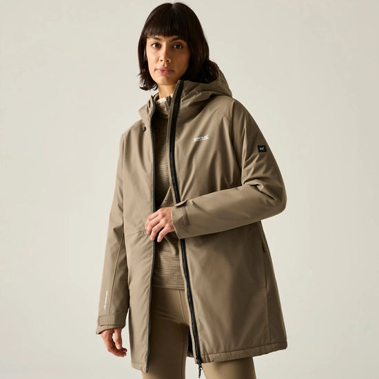 Regatta Mabrie Women's Waterproof Insulated Jacket | Mocha RWP491