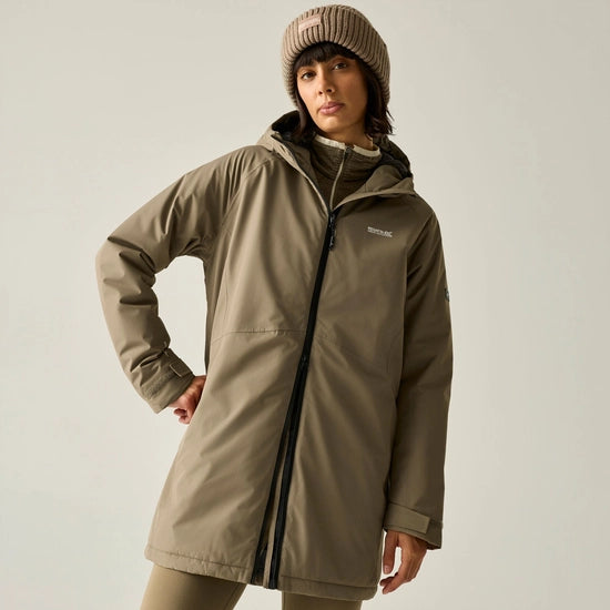 Regatta Mabrie Women's Waterproof Insulated Jacket | Mocha RWP491