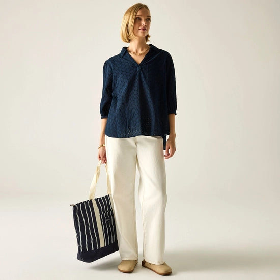 Regatta Nofino Blouse | Navy RWS203