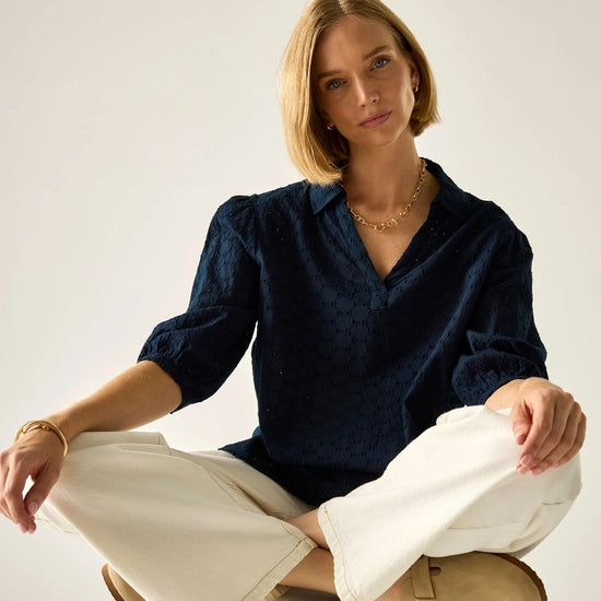 Regatta Nofino Blouse | Navy RWS203