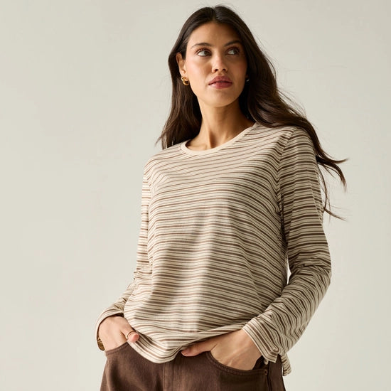 Regatta Federica T-Shirt | Mocha/Light Vanilla RWT361