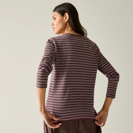 Regatta Federica T-Shirt | Fig Powder Lilac Light Vanilla RWT361