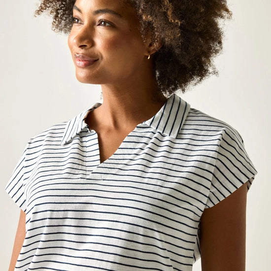 Regatta Lorana Women's T-Shirt | White/Navy RWT365