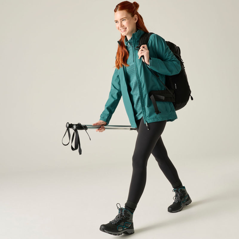 Regatta Daysha II Women's Waterproof Jacket |  Mediterranea Green RWW457