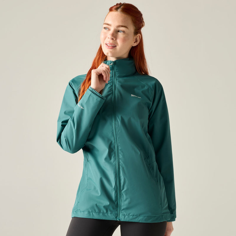 Regatta Daysha II Women's Waterproof Jacket |  Mediterranea Green RWW457