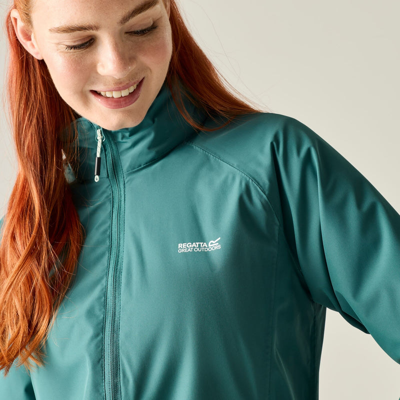 Regatta Daysha II Women's Waterproof Jacket |  Mediterranea Green RWW457