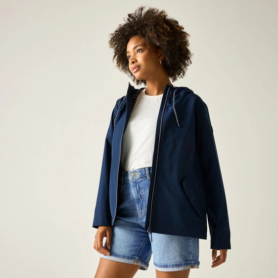 Regatta Bayletta Waterproof Jacket | Navy RWW489
