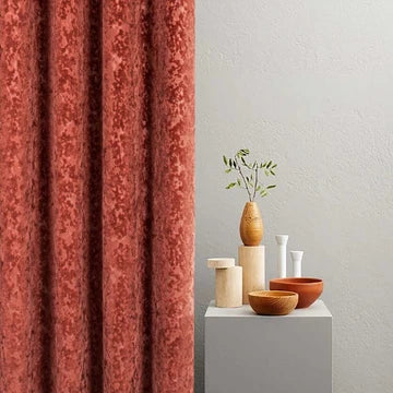 Sundour Richmond Ready Made Eyelet Curtains | Terracotta