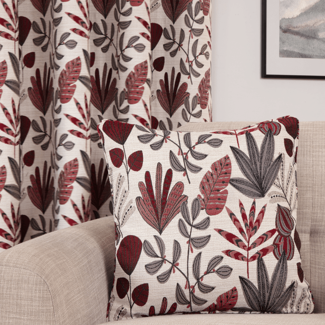 Sundour Rutland Cushion Cover | Red