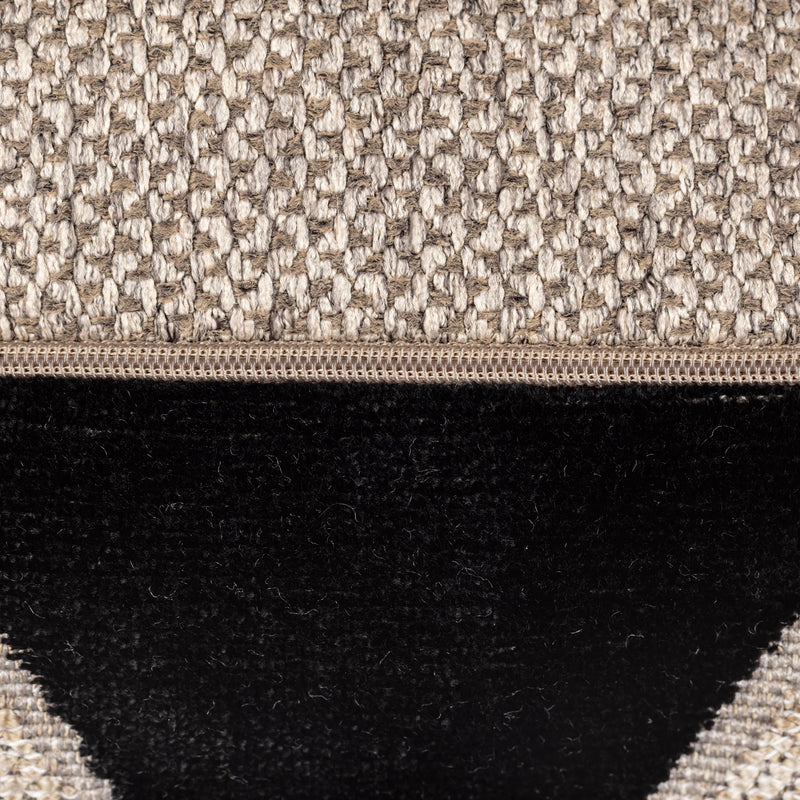 Scatter Box Orva Cut Velvet Filled Cushion | Black 3PT1357A