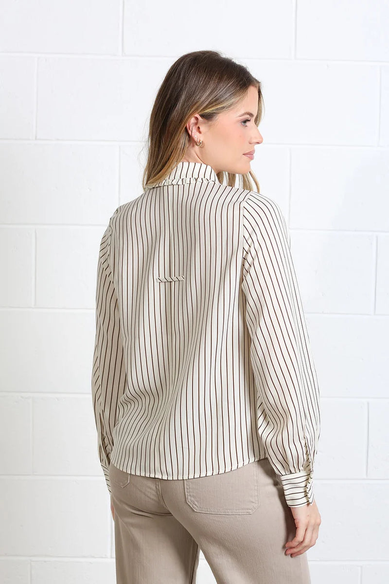 Rant & Rave Stella Shirt | Brown RR44-Q16