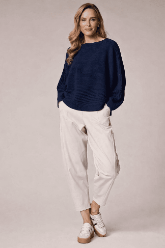 D.E.C.K BY DECOLLAGE Deck Knit | Navy 8948