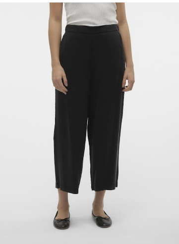 Vero Moda Bree Mr Wide Tencel  Culottes | Black