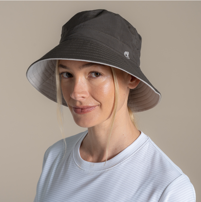Craghoppers NosiLife Sun Hat III | Woodland Green /Parchment CUC395