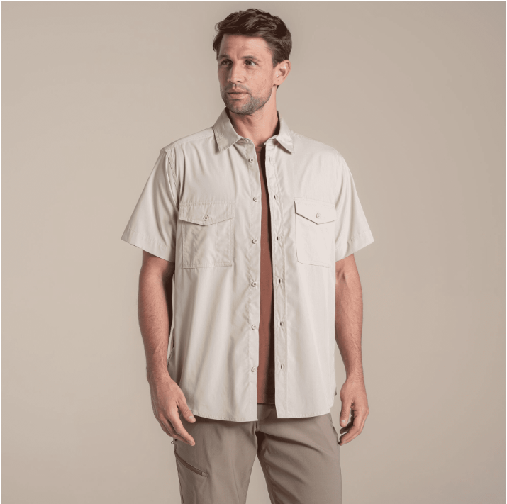 Craghoppers  Kiwi II Shirt | Oatmeal CMS801