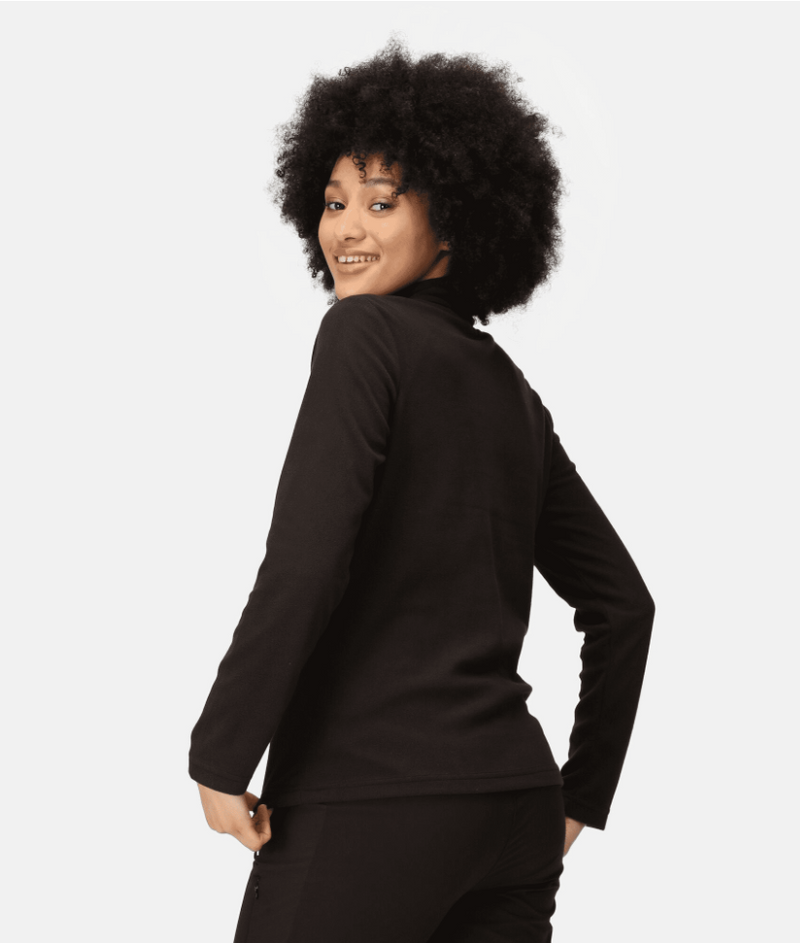 Regatta  Sweethart Lightweight Half-Zip Fleece Black | RWA027