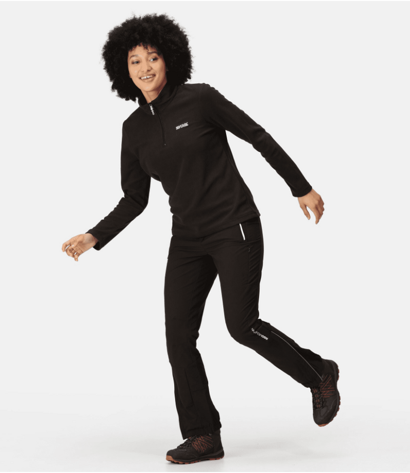 Regatta  Sweethart Lightweight Half-Zip Fleece Black | RWA027