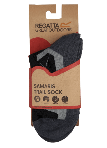 Regatta Women's 2 Pair Outdoor Active Socks | Black RWH047