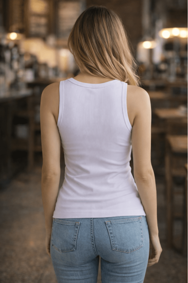 JDY Dexter Rib Tank Top | Orchid