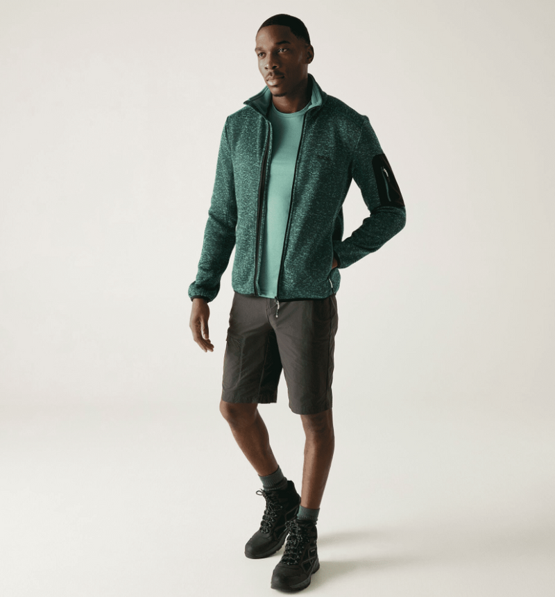 Regatta Newhill Full Zip Fleece | Arctic Green RMA671