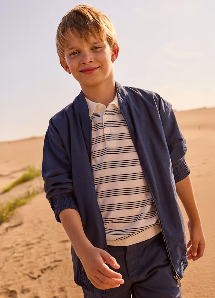 Mayoral  Boys Linen Jacket | Atlantic 6414 /SS/26