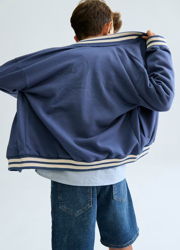 Mayoral Boys Beseball Hoodie | Ocean Blue 6416/SS26