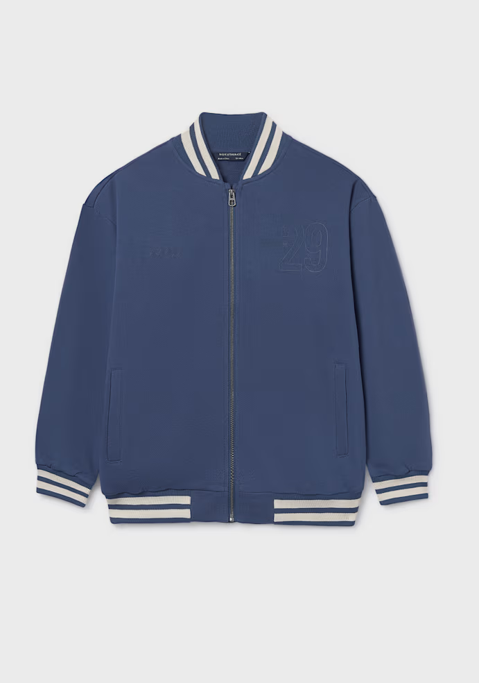 Mayoral Boys Beseball Hoodie | Ocean Blue 6416/SS26