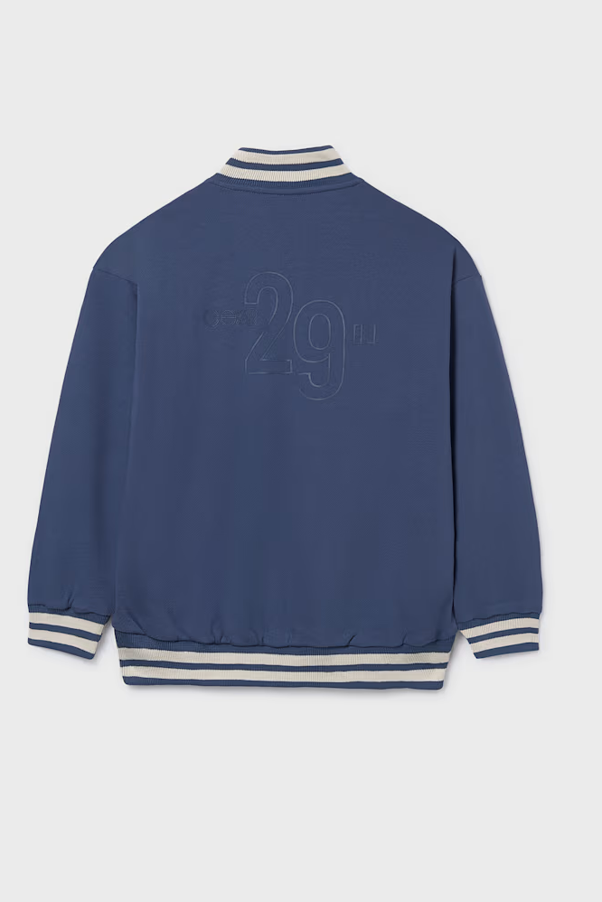 Mayoral Boys Beseball Hoodie | Ocean Blue 6416/SS26