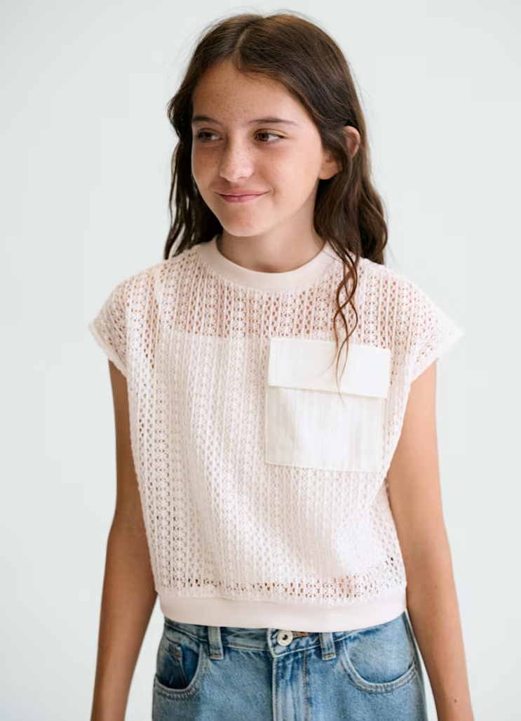 Mayoral Girls Twin Set  | Bone 6160/SS26