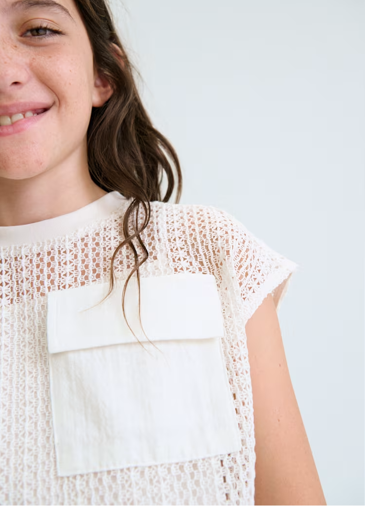 Mayoral Girls Twin Set  | Bone 6160/SS26