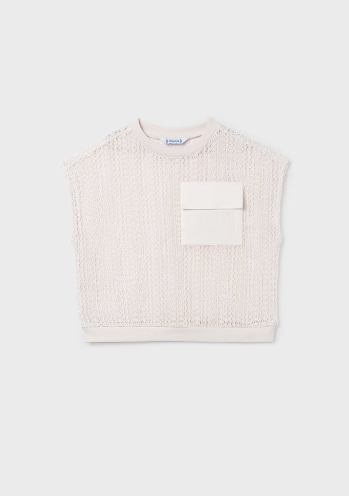Mayoral Girls Twin Set  | Bone 6160/SS26