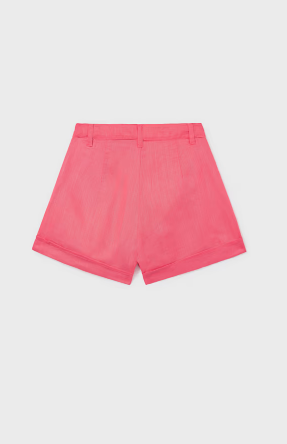 Mayoral Girls Linen Shorts | Coral 6201/SS26