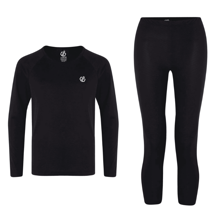 DKU315 Dare 2b - Kids' Elate Base Layer Set Black