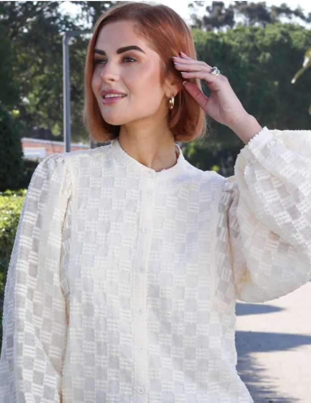 Rant & Rave Zuri Blouse | Cream RR43-P12