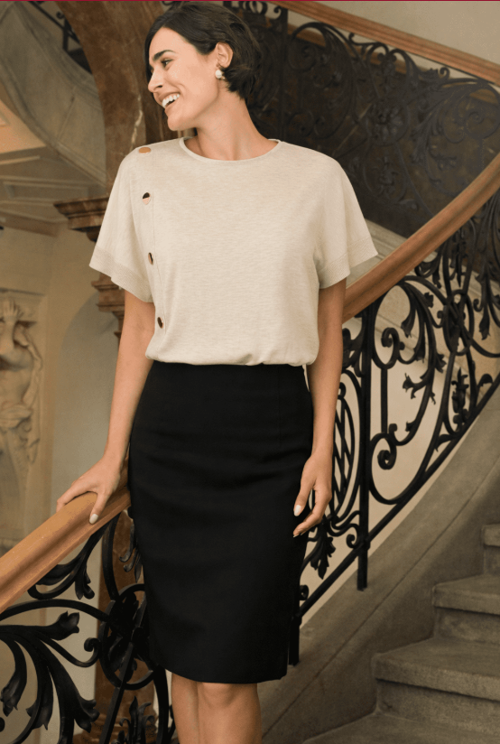 SUNDAY Knit Top | Sand 6838 6030