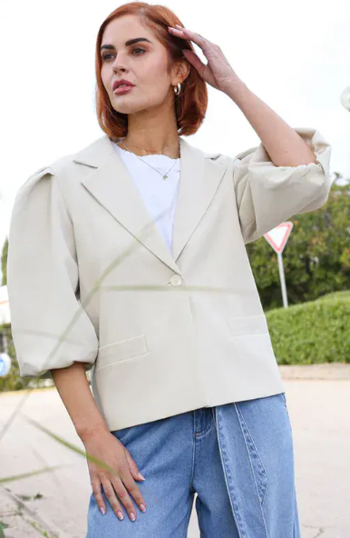 Rant & Rave Raelynn Blazer | Stone RR43-P07
