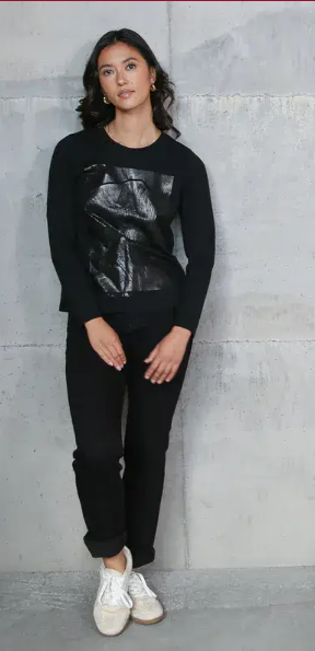 Rant & Rave Madge  Straight Jeans | Black RR42-O13