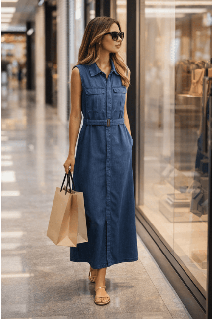 Tiffosi Lichiony  Dress | Denim 10065160