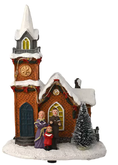 Widdop & Co Regal Tidings Light Up Church with Choir | Multi XM14182