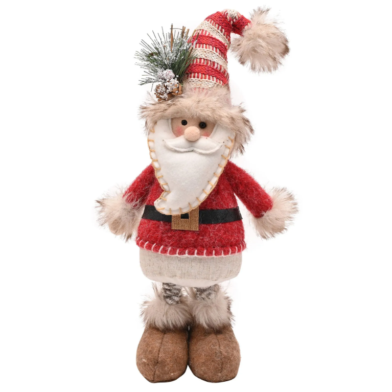 Santa & Friends Standing Santa and Snoawman | Multi XM15637