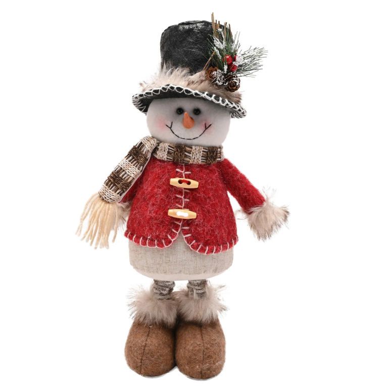 Santa & Friends Standing Santa and Snoawman | Multi XM15637