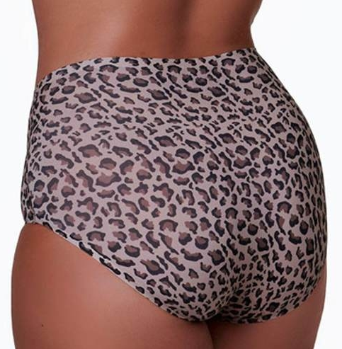 After Eden Unlimited High Waist Brief 2pk | Animal Print / Chocolate 10.30.6200