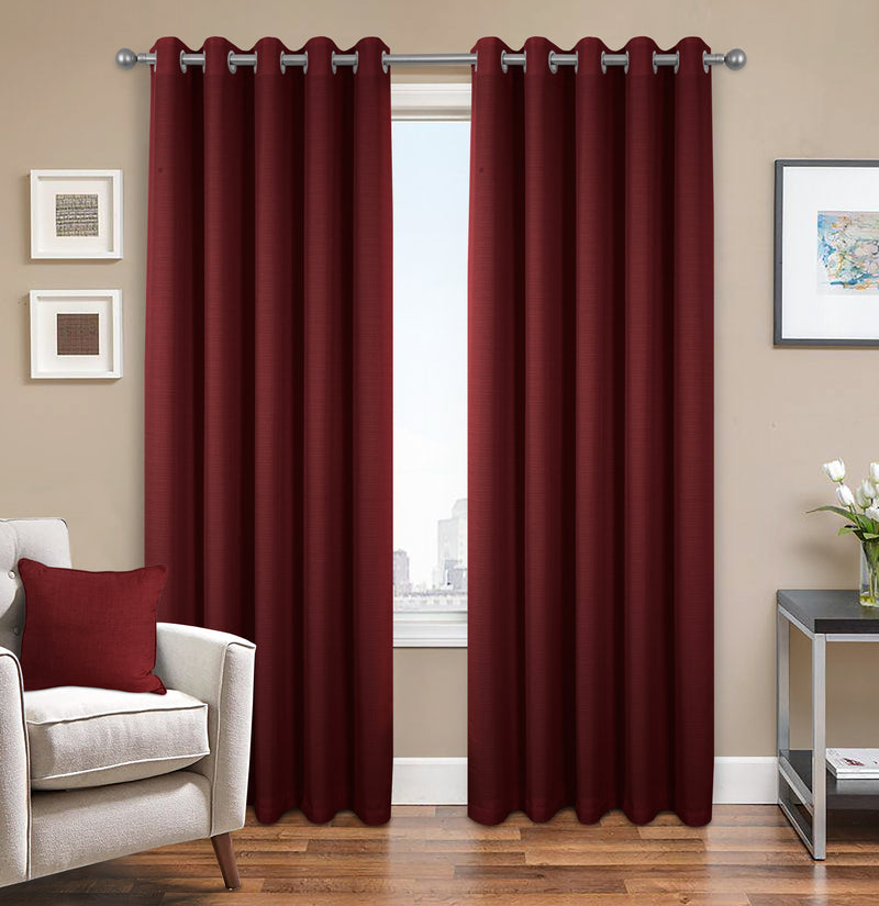 Frank Relf Shady Eyelet Black Out Curtains | Rust