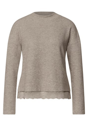 Street One Melange Shirt | Beige 326063