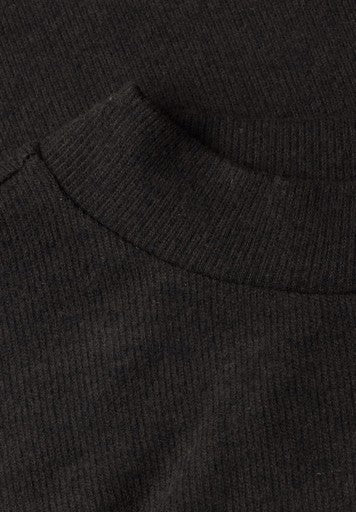 Street One Melange Shirt | Coffee 326063