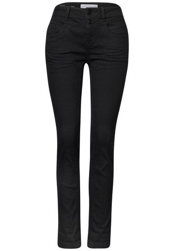 Street One Jane Slim Fit Jeans | Black 380896