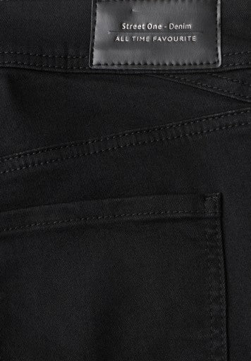 Street One Jane Slim Fit Jeans | Black 380896