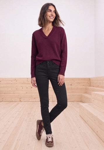 Street One Jane Slim Fit Jeans | Black 380896
