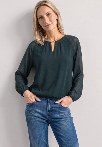 Street One Tunic Blouse | Dark Green 347007