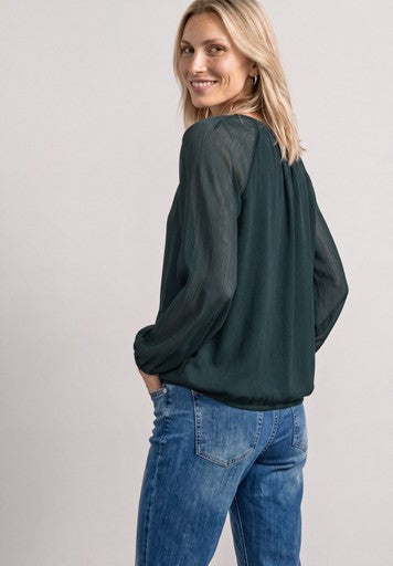 Street One Tunic Blouse | Dark Green 347007
